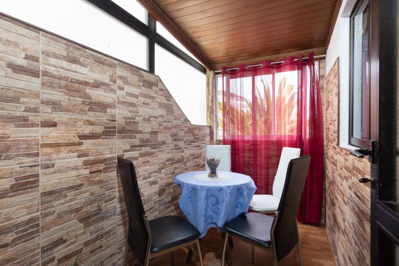 Apartamento En Primera Linea De Playa Con Aire Acondicionado Arona  Buitenkant foto